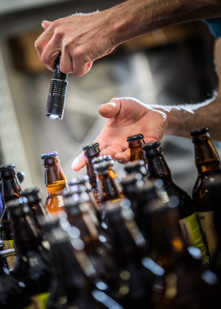 Italian bottled beers at Capriciano Osteria — Birre selection including Menabrea, Baladin, and Sonoma County HenHouse