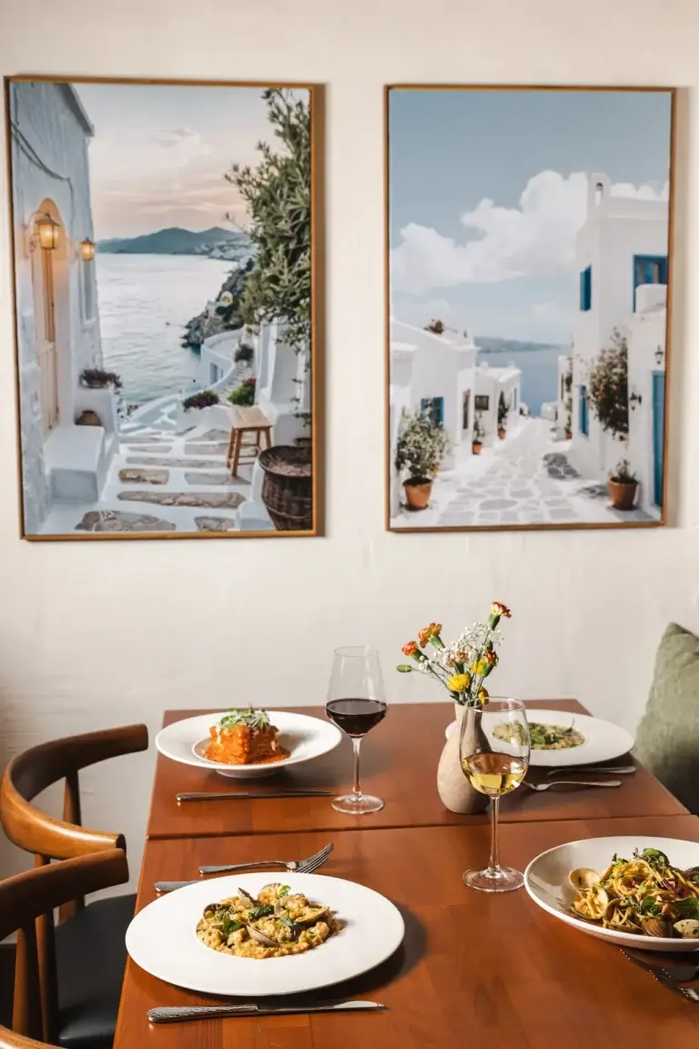 Table for two at Capriciano Osteria in Santa Rosa
